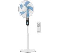 Turbo Silence Ventilateur Sur Pied,35 Db(A),Rafraîchissement Puissant Jusqu’À 7,2 M,12 Vitesses,Oscillation 120°,Télécommande