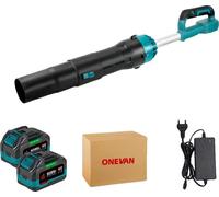 Turbo-souffleur électrique, moteur sans balais, grande vitesse du flux d'air, 2 batteries Set