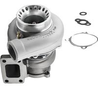 Turbocompresseur, bride T3, puissance maximale 600 ch, dimensions 30 cm x 27,9 cm x 23,6 cm, compatible avec les moteurs 4/6 cylindres, sortie d'échappement à 4 boulons