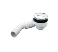 Bonde siphoïde - ABS chromé - Ø 90 mm - Turboflow - TB90 NICOLL