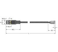 Turck 6629933 Câble de raccordement M12 2 m Nombre de pôles: 5 1 pc(s) Piece