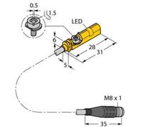 Turck Capteur de champ magnétique PNP BIM-UNT-AP7X-0,3-PSG3S