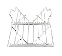 Turkey Roasting Rack - Adjustable Stainless Steel Oven Tray | Food Grade V Shape Rack - Heavy duty roasting insert for turkey beef steak grilling baking and holiday dinners