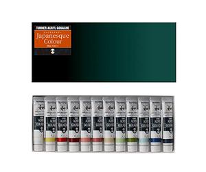 Turner Acryl Gouache Japanesque 12 Color Set 20 ml Tubes by Turner Colour
