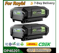 Turpow-Batterie de rechange pour Roybi OP40201, 40V, 3500mAh, aste, pour outil électrique, Eddie ion 2Pack 3500mAh