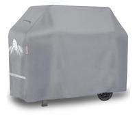 Turtle Life Housse de Barbecue de 162,6 cm - Résistante et imperméable - 4 à 6 brûleurs - pour Barbecue Weber Genesis Char-Broil Brinkmann, ne se décolore Pas en 2 Ans, Gris
