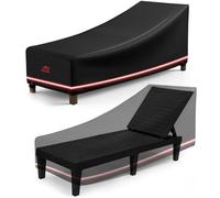 Turtle Life Housse de Chaise Longue, Housse Chaise Longue Jardin Imperméable, Housses de Bains de Soleil, Housse de Chaise Longue Extérieur, 190 x 82 x 82 cm