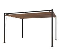 TUSA - tonnelle autoportante taupe 3x4 m