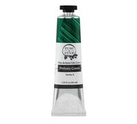 Tusc & Pine Peinture à l'huile d'artiste - Vert phtalo, 40 ml, non jaunissante, consistance riche et crémeuse, charge maximale en pigments, petites peintures à l'huile fraisées par lots fabriquées aux