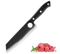 TUTCHUAN Couteau japonais Kiritsuke 19.3 cm Cuisine professionnelle Couteau de chef forgé à la main Couteaux de cuisine Viande Sushi