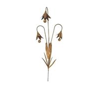Tuteur avec Clochettes Métallique, Style to 2 | Antique, Tige Décorative avec Clochettes, Robuste, Piquet Décoratif, pour Balcon, Jardiniers
