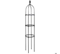 Tuteur de Jardin 145 cm Colonne rosiers Support pour Plantes grimpantes Ø 31.7 cm Obélisque de Jardin