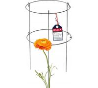 Tuteur et support pour plantes - Anneau métallique pour roses et fleurs - Lot de 60 et 90 cm - Tuteur de jardin