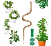 Tuteur Monstera Plante Grimpante 1 x 160cm Pliable Support de Plante Tuteur Coco pour Monstera sphaigne Qui Poussent vers Le