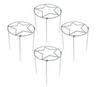 Tuteur Pivoine Lot de 4 Tuteurs de Jardin Réutilisables Antirouille | Cages à Tomates Support pour d'Extérieur pour Rose Tomate Dahlia Poivron Fruit Monstera Aloès Intérieur