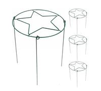 Tuteur Pivoine Lot de Quatre Tuteurs Métalliques Réutilisables Antirouille | Support pour les Hortensias d'Extérieur pour Fleurs Tomates Dahlias Hortensias Intérieur Jardin et Verger