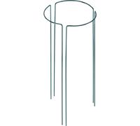 Tuteur pour fleurs - Tuteur métallique en forme d'anneau - Hauteur 45 cm - Lot de 3 - Pour le jardin et les plantes en pot