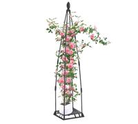 Tuteur pour Grimpantes Treillis Métallique Extérieur | Structure Antirouille Résistante Pour Serre Pots Balcon Jardin Terrasse Rosiers
