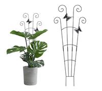 Tuteur pour plantes grimpantes | Poteau métallique comme accessoire scène - Support métallique de jardinage pour tomates, poivrons, orchidées, lierre et fleurs dans le balcon, le jardin et la serre