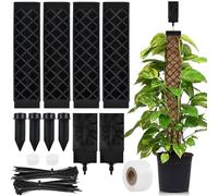 Tuteur Sphaigne, Tuteurs en Mousse, Tuteurs pour Plantes d'Intérieur, Tuteur Monstera, Bâton de Mousse pour Treillis Monstera Treillis pour Plantes d'Intérieur avec Aide à L'arrosage, pour Plantation