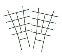 tuteurs 2 échelles verte emboîtable pour plantes grimpantes 28x17cm