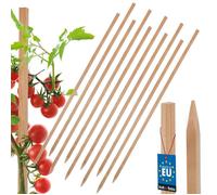 Tuteurs à tomates en bois KOTARBAU® pour potagers, tuteur pour arbres et arbustes 80 cm, lot de 10