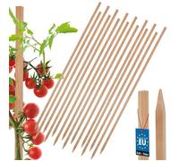 Tuteurs à tomates en bois KOTARBAU® pour potagers, tuteurs pour arbres et arbustes 100 cm, lot de 15