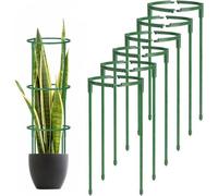 Tuteurs de jardin avec boucles - 12 pièces, boucles de soutien semi-circulaires - Support pour plantes - Système de soutien de 150 cm de largeur x 150 cm de hauteur