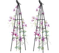 Tuteurs de jardin de 47 pouces pour plantes, fleurs, légumes et vignes - lot de 2