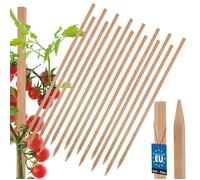 Tuteurs en bois KOTARBAU® pour tomates, légumes, jardin, tuteur pour arbustes, arbres, 60 cm, lot de 15