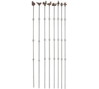 Tuteurs en fonte Esschert Design, 175 cm, droits, marron ; PY26