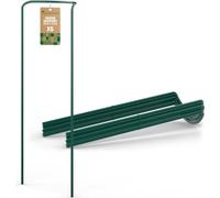 Tuteurs GardenGloss® en acier revêtu (5 pièces) - Tuteurs semi-circulaires pour plantes vivaces 100 cm x 40 cm - Tuteurs pour hortensias et roses - Plantes