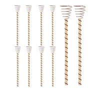 Tuteurs pour d'électroculture - Ensemble de tiges en cuivre de 35 x 3 cm, stimulateur de croissance du sol, longs piquets en de cuivre, outil de fertilité naturel pour et