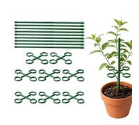 Tuteurs pour Lot de 10 Treillis Grimpants Verts | Tuteur de Jardin pour Intérieur, Extérieur, Jardin, Jardinière, Lit Surélevé, , Monstera, Tomate, Fruit, Légume, Ferme et