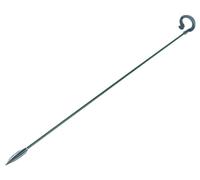 Tuteurs pour plantes - Tiges en anneaux pour orchidées et fleurs - Fibre de verre 38 cm - Lot de 10 pièces - Vert clair