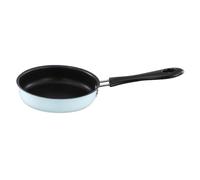 tuwiwol Crêpière portable et légère, poêle antiadhésive pour omelettes et œufs, compatible avec toutes les plaques de cuisson à induction. Mini-grill, Bleu, 12.5 cm
