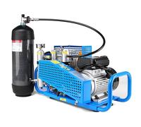 TUXING 4500Psi 300Bar Compresseur de plongée haute pression Compresseur d'air PCP Arrêt automatique pour la respiration en scaphandre autonome Sport de Paintball 220V 50HZ Monophasé Bleu