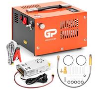 TUXING Compresseur d'air PCP, portable 4500Psi/30Mpa, connecteur rapide 8MM compatible avec le pistolet à air PCP avec séparateur eau/huile, adaptateur d'alimentation intégré