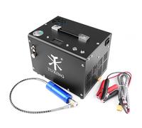 TUXING PCP compresseur d'air, arrêt automatique 4500si / 30mpa sans huile/sans eau set pression pistolet à air et pompe de réservoir de paintball, adaptateur secteur intégré
