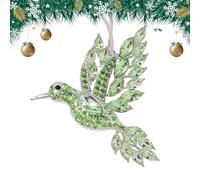 Tuxuseo Ornements De Sapin De Noël Colibri - Décorations De Sapin De Noël avec Oiseau À Strass | Charme Animal des Célébrations Festives | pour Maman Femme Grand-Mère Anniversaire Jardin Extérieur