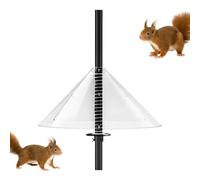 Tuxuseo Pare-écureuil pour Poteau de mangeoire à Oiseaux - Protection de mangeoire à Oiseaux - Pare-écureuils | pour Amoureux de la Nature, Jardiniers, Jardin, Terrasse, Balcon, Parc, École, Arbre,