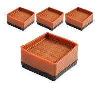 Tuxuseo Rehausseurs de Lit,Lot 4 Pièces Pieds Rehausseurs Carrés pour Meubles,Surélévateurs de Canapé | Convient pour Maison, Ferme, Chambre, Cuisine, Salon, Buanderie, Bureau Et Appareils