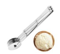 Tuxxjzm Trancheuse à pizza, coupe-pâte - Coupe-rouleau à pizza en acier inoxydable - Séparateur de coupe-pâtisserie rétractable pour pâtisserie, Pizza,