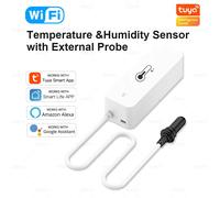 Tuya - capteur de température et d'humidité WiFi, avec sonde externe, thermomètre sans fil, moniteur d'application pour congélateur, réfrigérateur, aquarium WiFi Version