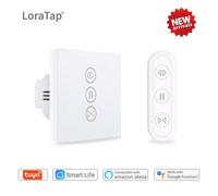 Tuya - Interrupteur connecté pour rideaux, nouvelle version Smart Life, pour volet roulant motorisé avec télécommande à distance, fonctionne en WiFi avec Google Home, Alexa Echo, Télécommande et inter