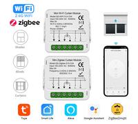 Tuya - Module de rideau intelligent WiFi ZigBee, stores, volet roulant, moteur électrique, interrupteur de rideau intelligent, fonctionne avec Alexa Google Home WiFi upgrade version