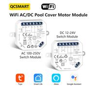 Tuya Smart Life - couvercle de piscine WiFi, Module de contrôleur de commutateur de moteur, commande vocale Compatible AC et DC via Google Home Alexa DC Module