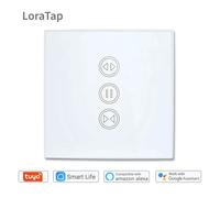 Tuya Smart Life WiFi Rideaux Stores Interrupteur Volet Roulant Moteur Électrique Google Home Alexa Commande Vocale Maison Connectée Moteur Ouverture Automatique Motorisé Automatisation Conduite White