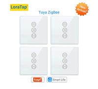 Tuya Smart Life ZigBee 3.0 interrupteur de store de rideau pour volet roulant moteur électrique Google Home Alex MQTTa Echo commande vocale bricolage Remote Black