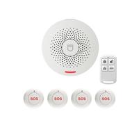 Tuya WiFi Pager Patient Bedside Patient Sonnette D'Urgence à un Bouton Alarme D'Appel SOS Sans Fil Prise UE